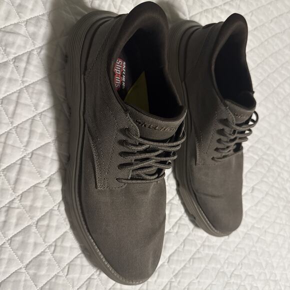 skechers mens slip ins size 12 gray - Picture 1 of 10